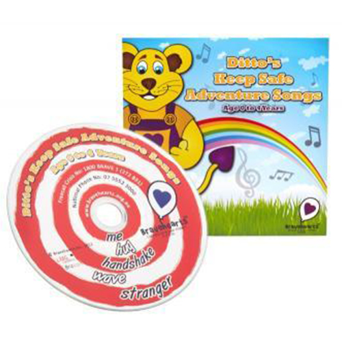 Ditto's Keep Safe Adventure Songs CD