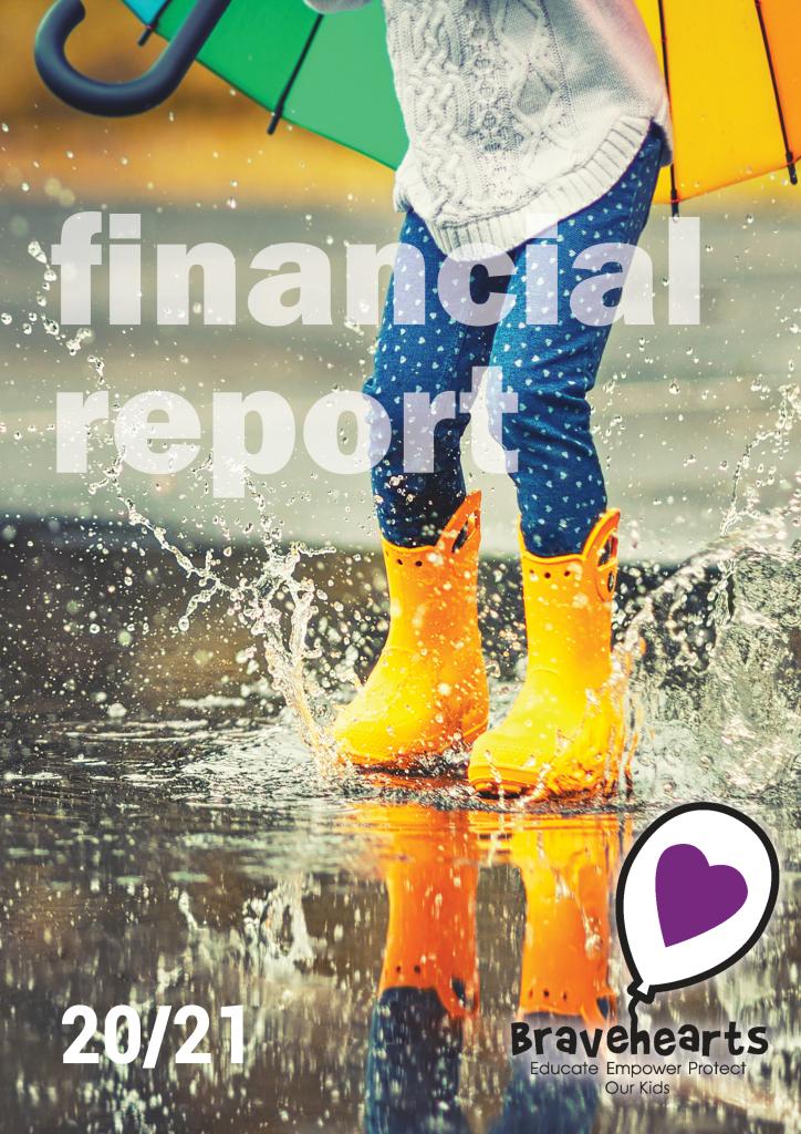 Bravehearts Financial Report 2021/2022 Cover