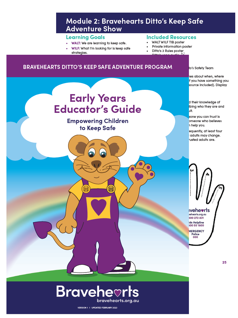 personal safety teaching resource Early Years